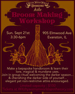 Sept & October Broom Making Workshop with Kita