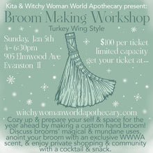 Load image into Gallery viewer, Winter Broom Making Workshop with Kita
