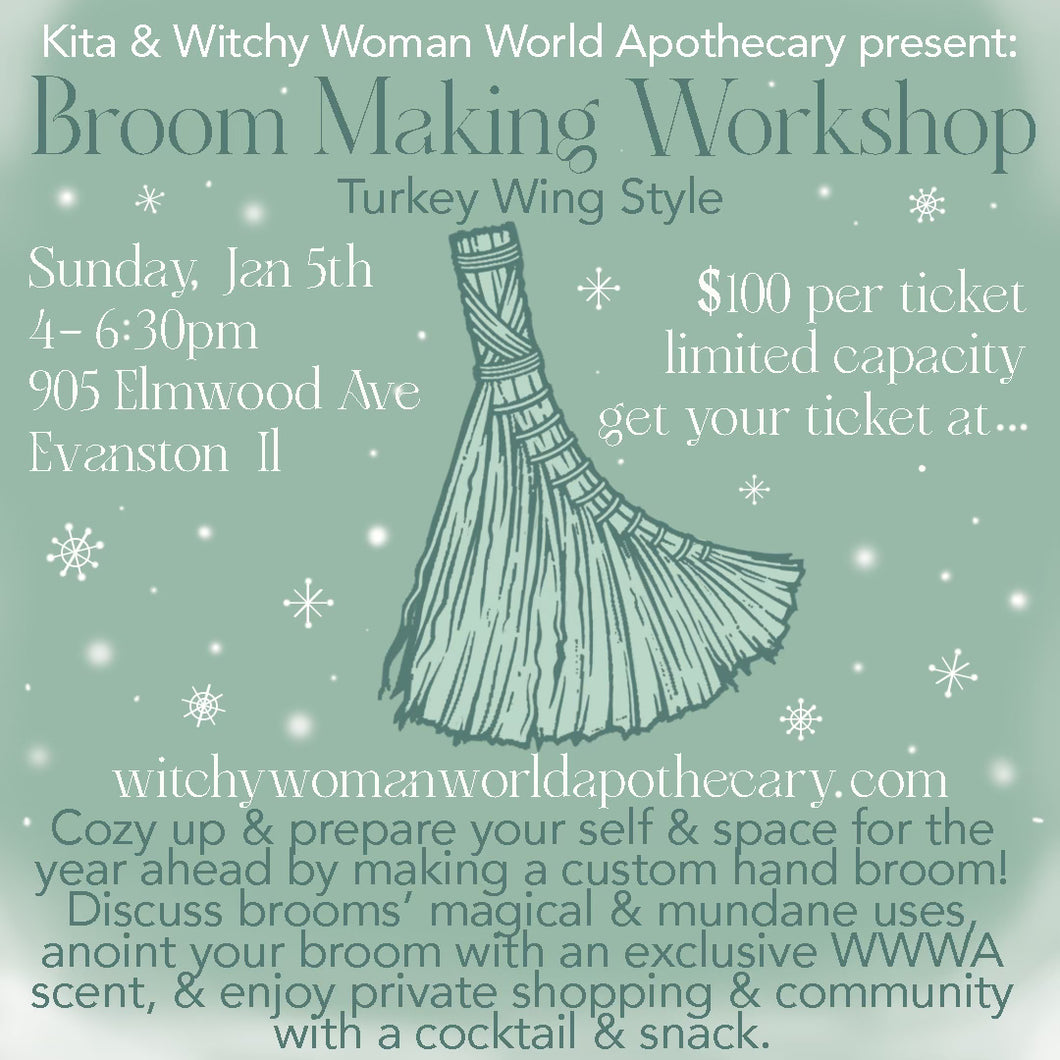 Winter Broom Making Workshop with Kita